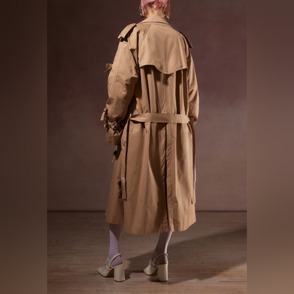 Sister Jane bow trench coat size 10 - Picture 5 of 5